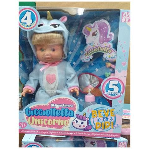 Cicciottella Unicorno 36 Cm Rosa - Foto 1