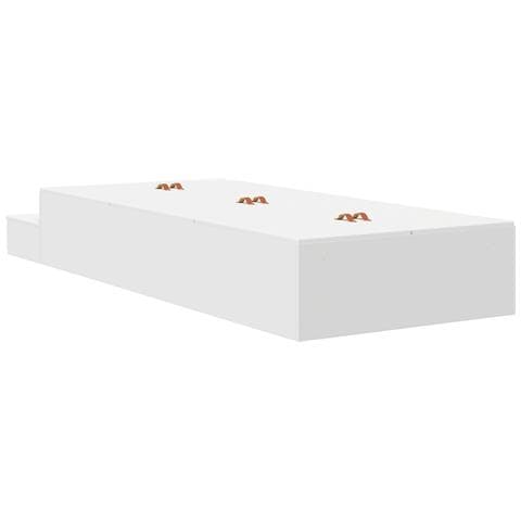 Struttura letto contenitore Bianca 100x200 cm - Foto 8