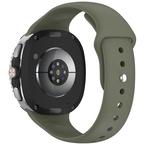 Cinturino In Silicone Con Chiusura A Scatto Compatibile Con Samsung Watch 8 E Watch 8 Classic Green - Foto 2