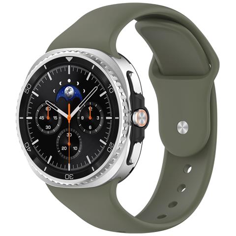 Cinturino In Silicone Con Chiusura A Scatto Compatibile Con Samsung Watch 8 E Watch 8 Classic Green - Foto 4