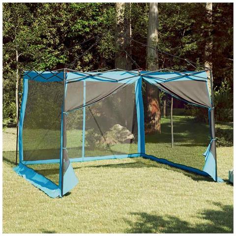 Tenda interna in rete Blu 303 x 303 cm - Foto 2
