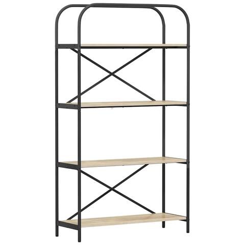 Libreria rovere sonoma 80 x 30 x 146 cm Legno multistrato - Foto 1