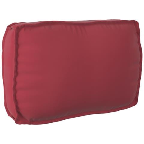 Cuscino per pallet per schienale rosso vino 70x40x12 cm in tessuto Oxford - Foto 1