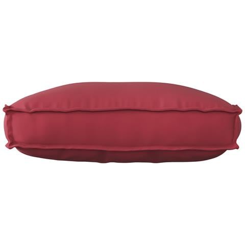 Cuscino per pallet per schienale rosso vino 70x40x12 cm in tessuto Oxford - Foto 2