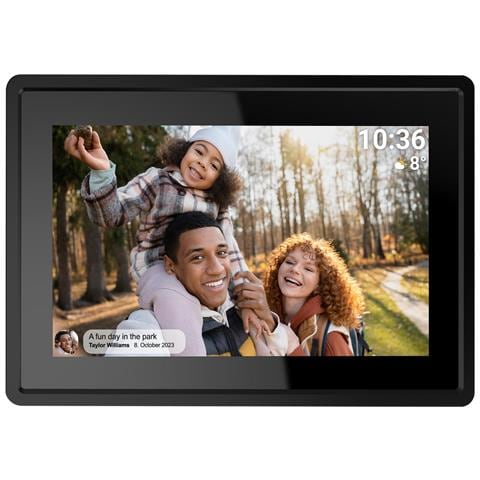 PFF-725B cornice per foto digitali Nero 17,8 cm (7") Touch screen Wi-Fi - Foto 2