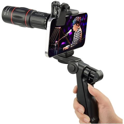 Telescopio Monoculare 28x Con Obiettivo 3-in-1 0.63x E Custodia, Compatibile Con Huawei, Samsung, Apple, Garmin - Foto 2