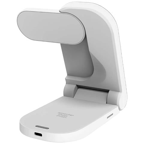 Stazione Di Ricarica 3 In 1 Magsafe 15w Per Iphone / Airpods / Apple Watch, Bianco - Foto 2