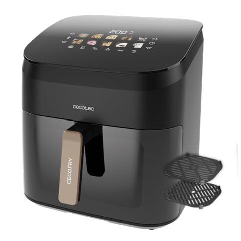 Friggitrice ad Aria Calda Cecofry&Grill Smokin' 8500 Potenza 2200 W Capacità 8,5 L Colore Nero /Marrone - Foto 2
