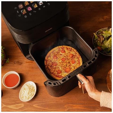 Cecofry&Grill Smokin' 8500 Singolo 8,5 L 2200 W Friggitrice ad aria calda Nero, Marrone - Foto 12