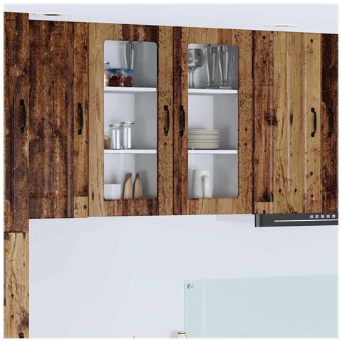 Mobile da cucina con lo scaffale Legno vecchio 40 x 31 x 80 cm - Foto 2