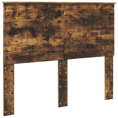 Testiera con testiera Rovere fumé 120 cm Legno multistrato - Foto 1