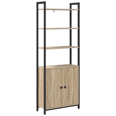 Armadio per Libri Rovere Sonoma 60 x 24 x 161 cm - Foto 1