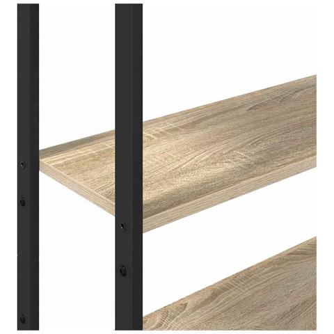 Armadio per Libri Rovere Sonoma 60 x 24 x 161 cm - Foto 9