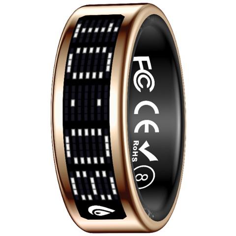 Smart Ring Con Display E Custodia Di Ricarica - Monitoraggio Fitness E Salute Gold 12 - Foto 1