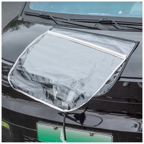 Copertura Antipioggia Per Pistola Di Ricarica Veicoli Elettrici - Impermeabile Rorzata Con Doppie Strisce Magnetiche Transparent - Foto 2
