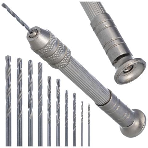 Mini Trapano Manuale Con Set Di 10 Punte 0,8-3mm - Precisione Ed Ergonomia | Per Legno E Plastica | Progetti Diy E Gioielli - Foto 1