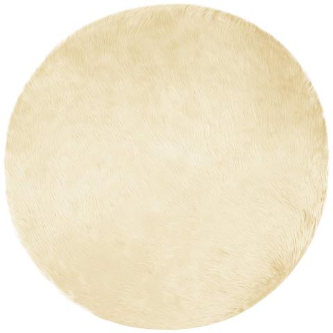 Tappeto Pecora Tafalla Crema Ø 100 cm Poliestere - Foto 1