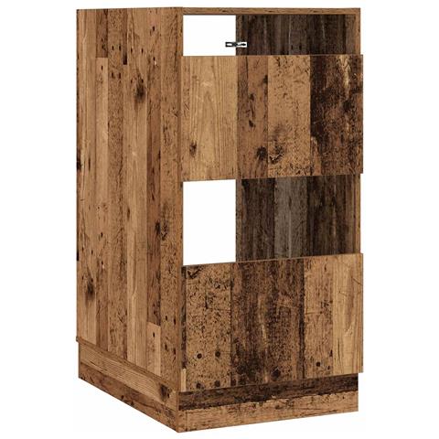 Mobile da lavanderia con porta Legno vecchio 50 x 68 x 102 cm - Foto 1