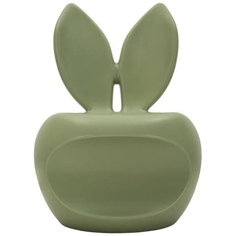 Sedia Bunny In Plastica Verde Salvia — Design A Orecchie Di Coniglio - Foto 2