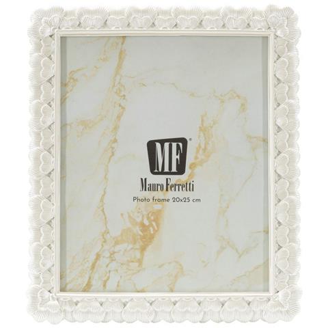 Cornice Portafoto Hearty Argento Con Profilo A Cuori 20x25 Cm - Foto 2
