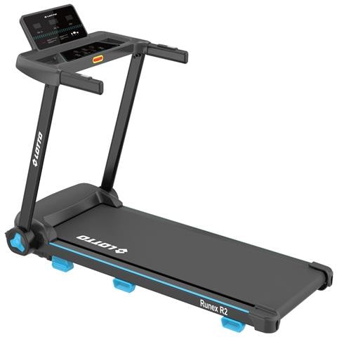 Tapis Roulant Elettrico Runex R2, 2 Hp, 8 Km /h, Inclinazione Manuale 2 Livelli, Superficie 105x40 Cm, Bluetooth, Fitshow, Kinomap, Zwift, Led, 12 Programmi, 100% Pieghevole, 100 Kg - Foto 1