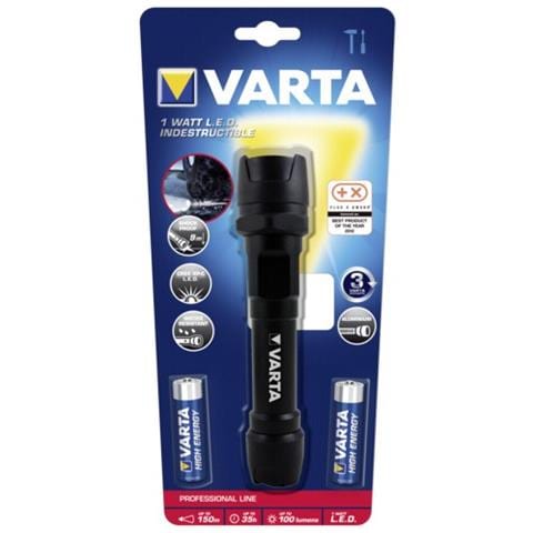 18701101421-mat. Elet. - Astucci Vari -torcia 1watt Led Indestructible 2aa - Foto 4