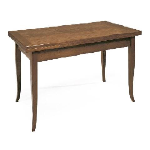 Tavolo da pranzo allungabile in legno cm 140/220x85 Bianco - Foto 1