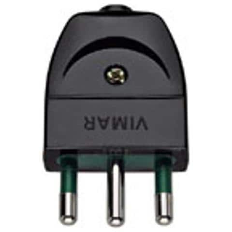 00202 - Spina 2p+t 16a S17 Assiale Nero - Foto 1