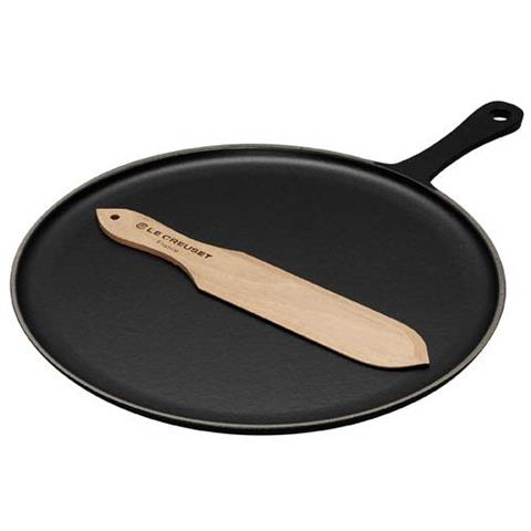 Crepiera In Ghisa 27cm Con Spagola Legno - Foto 2