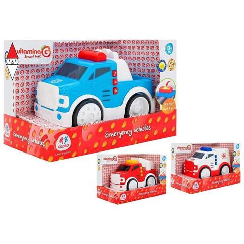 (importazione) -, B / o Emergency Vehicles Push & Go W / l / s Try-me 3 As Veicoli Da Collezione, Multicolore, 5344 - Foto 2