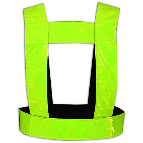 Alta Visibilità Cintura Rinfrangente Sicurezza Moto Auto Scooter Custom Fluo - Foto 2