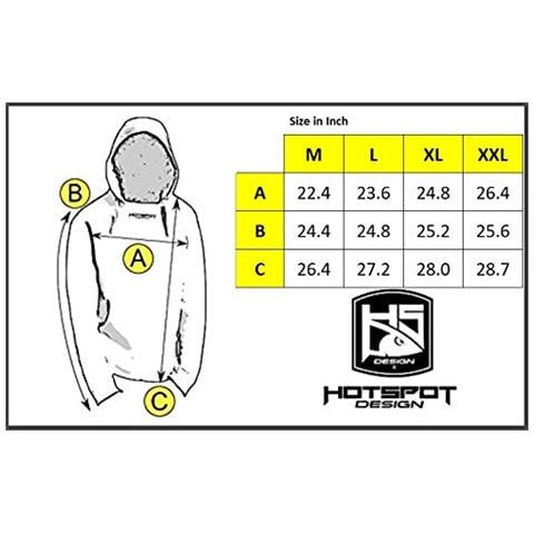 Hot Spot Design Kapuzenhoody Zander Obsession, Grigio, Grigio, L - Foto 2