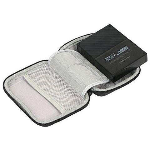 Custodia Da Viaggio Rigida Per Wd My Passport 1 Tb 2 Tb 3tb 4tb Usb 3.0 Hard Disk Esterno Portatile Da (nero) - Foto 2
