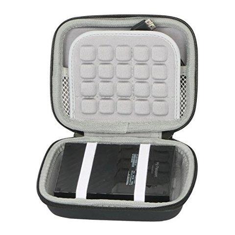 Custodia Da Viaggio Rigida Per Wd My Passport 1 Tb 2 Tb 3tb 4tb Usb 3.0 Hard Disk Esterno Portatile Da (nero) - Foto 1