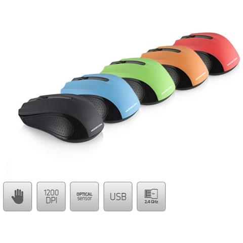 MC-WM9, RF Wireless, Pressed buttons, Rotella, Ottico, Batterie, Windows 2000, Windows 7 Home Basic, Windows 7 Home Basic x64, Windows 7 Home Premium, Windows 7 Home - Foto 3