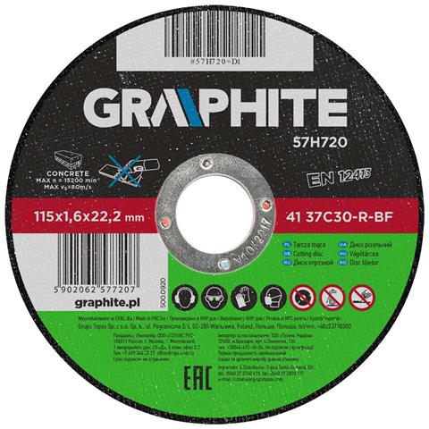 Disco Da Taglio 115x22x1,6mm Pietra 41 37c30-r-bf - Foto 2