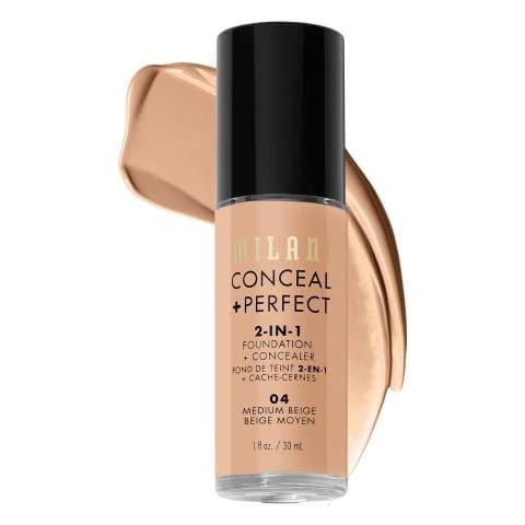 Hide + Fondotinta Perfetto 2-in-1 + Correttore - Fondotinta Liquido Cruelty-free Beige Medio (1 Fl Oz) - Copre Occhiaie, Imperfezioni E Scolorimento Della Pelle Per Una Carnagione Impeccabile - Foto 2