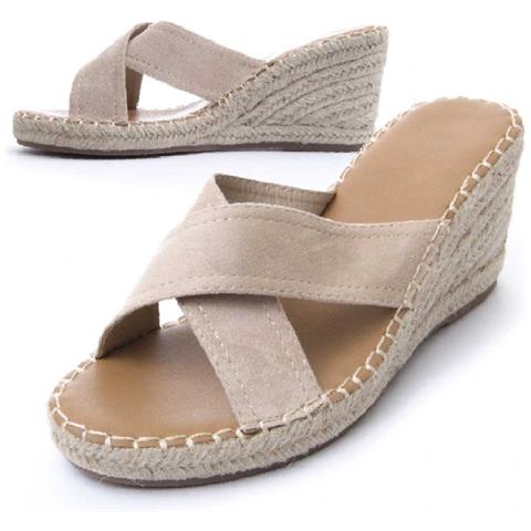 Montevita Sandalo Con Zeppa Wedsun2 Beige - Foto 2