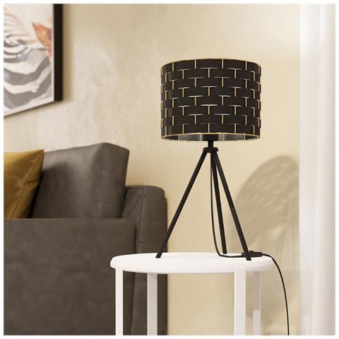 Lampada Da Scrivania Moderna Marasales 1 Luce Acciaio Nero - Foto 1