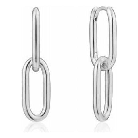 Orecchini Donna E021-01h Argento Puro 2,5 Cm - Foto 1