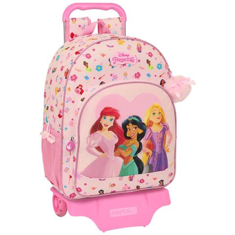 Trolley Per La Scuola Princesses Disney Summer Adventures Rosa 33 X 42 X 14 Cm - Foto 1