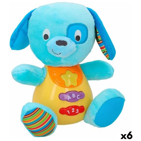 Peluche Con Suono Cane 15,5 X 16,5 X 11,5 Cm (6 Unità) - Foto 1