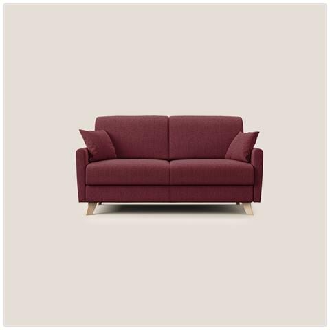 Edgar Divano letto matrimoniale in tessuto felis impermeabile T03 200 cm (mat. 160x197) rosso - Foto 3