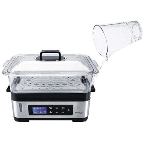 Dg 2 Pentola A Vapore 2 Cestello /i Libera Installazione 1200 W Nero, Acciaio Inossidabile - Foto 3