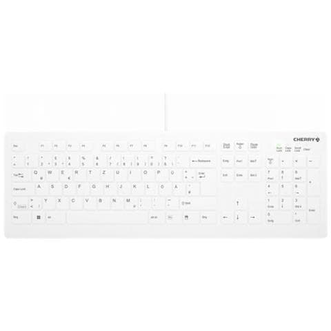 Tastiera USB AK-C8112-US-W/DE  (Layout Tedesco) Colore Bianco - Foto 1