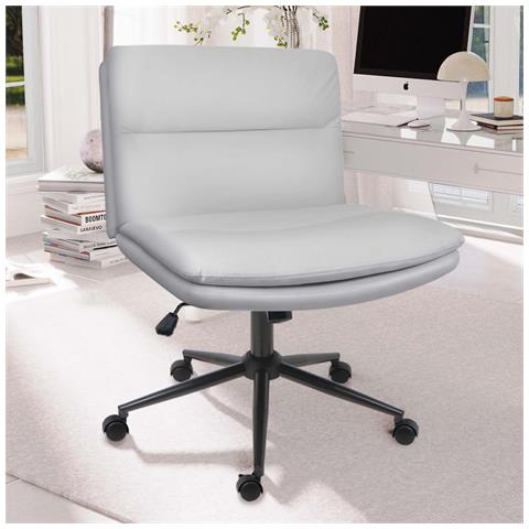 Sedia Ergonomica Poltrona Scrivania Senza Ruote Rattantree Sedia