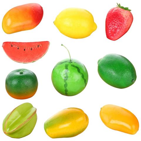 10 Pezzi Mini Frutti Artificiali Realistici - Foto 1