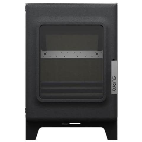 Stufa A Legna In Ghisa E Acciaio, 4,8 Kw, Nera - Fr9016310b - Foto 1
