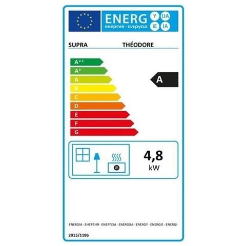 Stufa A Legna In Ghisa E Acciaio, 4,8 Kw, Nera - Fr9016310b - Foto 2