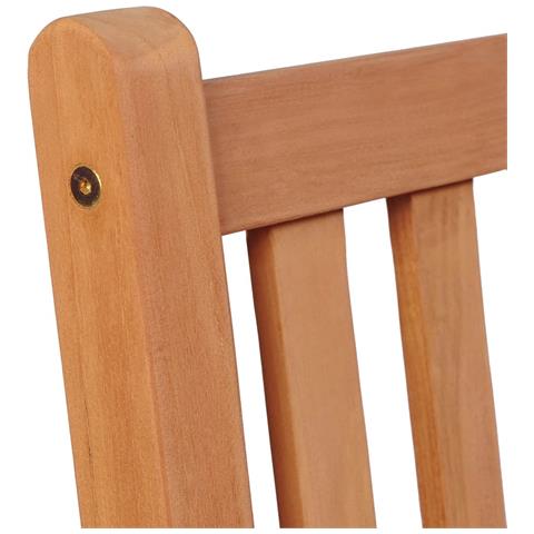 Set da Pranzo per Giardino 5 pz in Legno Massello di Teak - Foto 10